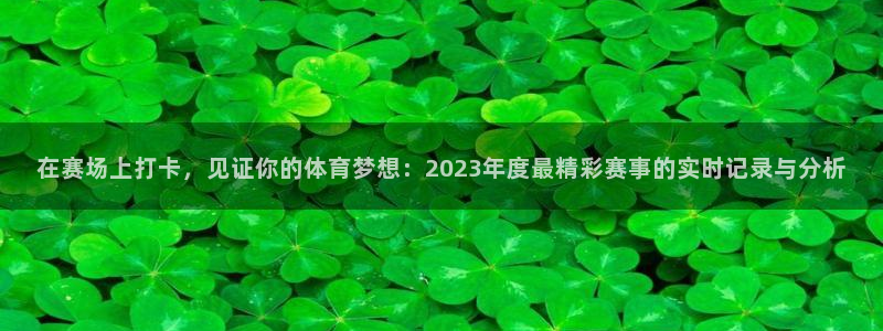 在赛场上打卡，见证你的体育梦想：2023年度最精彩赛事的实时记录与分析