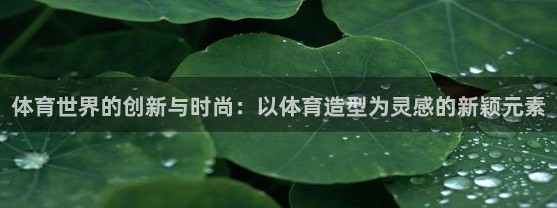 体育世界的创新与时尚：以体育造型为灵感的新颖元素