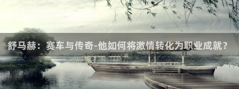 舒马赫：赛车与传奇-他如何将激情转化为职业成就？