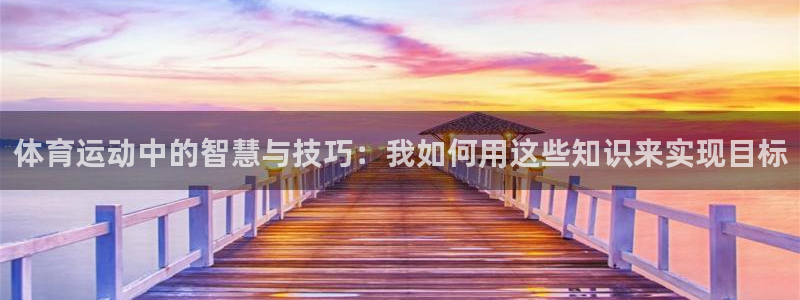 体育运动中的智慧与技巧：我如何用这些知识来实现目标